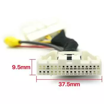 Кабель-адаптер RCA для камеры заднего вида с видеоконвертером для подключения камеры для Nissan Qashqai Tiida Sunny X-Trail Treeano