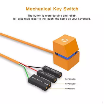 Кабель-адаптер управления выключателем питания настольного компьютера Green Light 4M