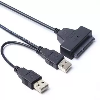 Кабель-адаптер USB 2.0 - SATA для 2,5-дюймового жесткого диска HDD ноутбука USB2.0