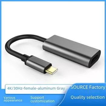 Кабель-адаптер USB-C — HDMI 4K, конвертер HD 4K @ 30/60 Гц 4K/30Hz-Female