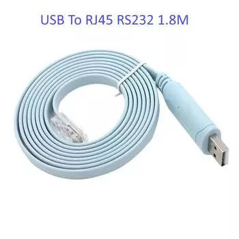 Кабель-адаптер USB-RJ45. Кабель-адаптер консоли последовательного порта USB-RS232 CAT5. Шнур для маршрутизаторов Cisco H3C Huawei.
