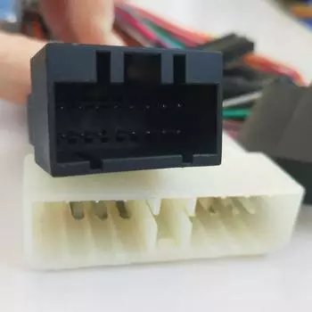 Кабель-адаптер жгута проводов OBD0 в OBD1 для Civic Radio чёрный