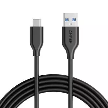 Кабель Anker USB Type C Кабель PowerLine Совместим с iPhone 16 15 Oculus Pro MacBook Другие устройства Android Oculus Quest Черный USB-C и USB-A 3.0 / /