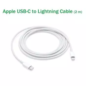 Кабель Apple USB-C — Lightning (2 м) белый