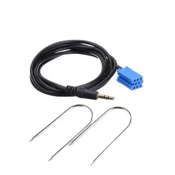 Кабель аудиовхода AUX для Alfa Romeo/Fiat/Lancia + инструмент для разборки 8pin female port