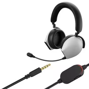 Кабель Aux для AW720H AW920H AW310H AW510H 3,5 мм, сменный плетеный нейлоновый стереокабель со встроенным регулятором громкости и функцией отключения звука