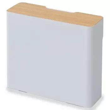 Кабель большой, изготовлен из стали, 6 верхних пластин, идеально подходит для стен, ширина 40 x глубина x высота 37, окрашен в белый цвет [Yamazen], коробка, (маршрутизатор хранения), (магнит белый