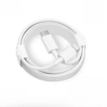 Кабель быстрой зарядки Apple PD Type-C — Lightning: Совместимость с устройствами Apple для быстрой передачи данных и зарядки. PD 1M