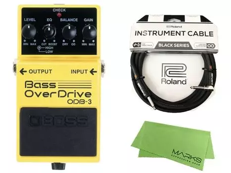 Кабель Cross BOSS Bass OverDrive Bass Overdrive [Roland + Set] ODB-3