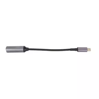 Кабель DC to Type C 6.3x3.0 мм 100 Вт, гнездовой вход, мужской выход, нейлоновый кабель Type C to DC6330 для