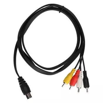 Кабель DIN 5 Pin Male To 4RCA Male, кабель-адаптер звука с сердечником из чистой меди, 4,9 фута