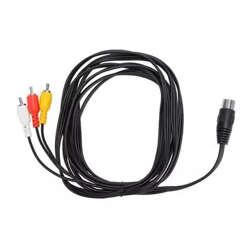 Кабель DIN 8 Pin Male to 3 RCA Male Кабель DIN 8 Pin to 3 RCA Sound Adapter для стереооборудования