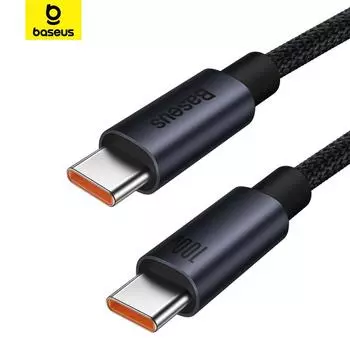 Кабель для быстрой зарядки данных серии Baseus Minimalist Type-C — Type-C 100 Вт для Xiaomi Macbook Matebook