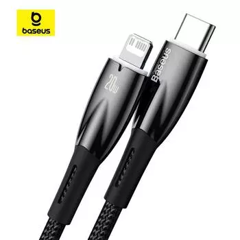 Кабель для быстрой зарядки серии Baseus Glimmer, тип C — IP, 20 Вт