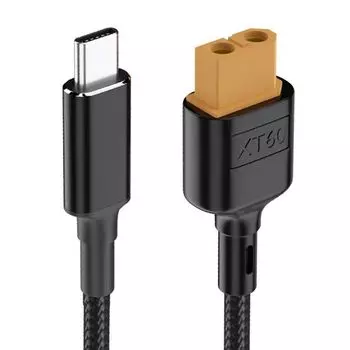 Кабель для быстрой зарядки XT60 — Type-C. Кабель для зарядки USB-C — XT60. Источник питания для хранения энергии. 0.5m