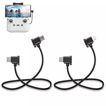 Кабель для дрона, набор из 2 OTG-кабелей (USB-C на USB-C/USB-C Lightning) передача данных DJI Mavic 3 Mini 2 Air 2 и т. д.. i Также совместим с серией phone15