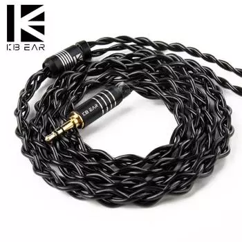 Кабель для гарнитуры KBEAR 4 Litz Upgrade Line из латунного сплава 2.5mm-2pin