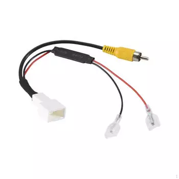 Кабель для камеры заднего вида автомобиля, 4-контактный адаптер для парковки автомобиля, 0,74 фута