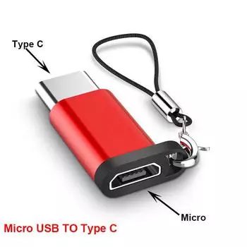 Кабель для мобильного телефона Android с Micro USB на Type C, адаптер Microusb на Typec Usbc Otg, кабель для зарядки и передачи данных для Huawei Sumsang Xiaomi HUAWEI золотой