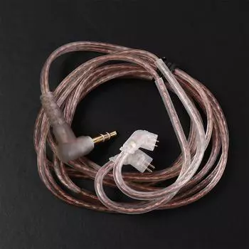 Кабель для модернизации витой кабель ZS10 провод наушников KZ кабель для наушников 2Pin кабель для наушников C Pin No Mic