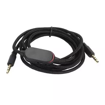 Кабель для наушников 1,6 м, универсальный, без потерь качества звука, провод для наушников с микрофоном, замена для