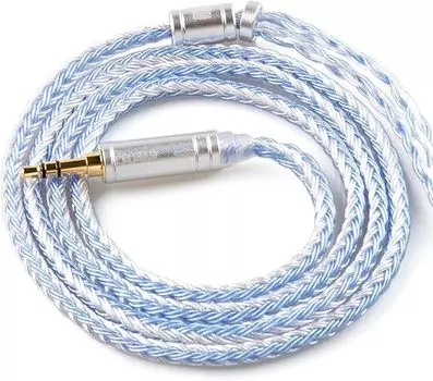 Кабель для наушников Yinyoo 2pin 2m KBEAR ST16 Plus 5N монокристаллическая медь посеребренная 16-жильная гарнитура длиной 2M улучшенное качество звука кабель для наушников