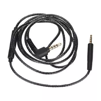Кабель для обновления наушников 3,5 мм штекер на 2,5 мм штекерный кабель для наушников с регулятором громкости и микрофоном для AKG