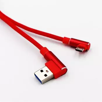 Кабель для передачи данных Macaron Nylon Braided Double Elbow подходит для интерфейса Apple Android Type-C, кабеля для зарядки мобильных телефонов Apple