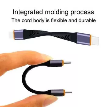 Кабель для передачи данных от типа C к типу C USB3.2 Gen2 для передачи данных Гибкий встроенный литой кабель для жесткого диска Удлинительный кабель USB3 Высокоскоростной кабель для быстрой зарядки 20G