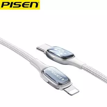 Кабель для передачи данных Pisen Iphone Pd20w, быстрое зарядное устройство 1.2m белый