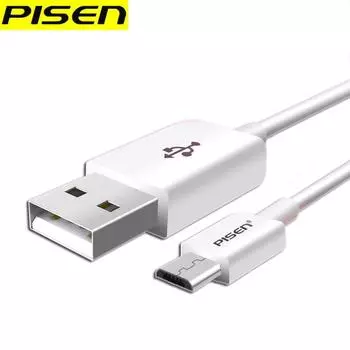 Кабель для передачи данных Pisen Кабель для передачи данных для смартфона V8 Android Мобильный телефон USB-кабель для зарядного устройства Быстрая зарядка Micro(0.8m)