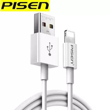 Кабель для передачи данных PISEN подходит для Apple 6 5s Iphone6S Plus 7 8 X Кабель для быстрой зарядки данных 1m