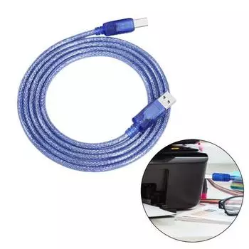 Кабель для передачи данных принтера USB 2, 1,8/3/5 м, штекер A-B, высокоскоростной USB-принтер, KVM-кабель для передачи данных 300cm