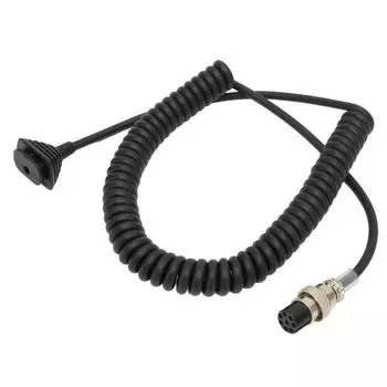 Кабель для ручного микрофона, сменный, растягивающийся, для динамика, микрофона, шнур для Alinco DR03 DR06 DR135 DR235 DR435