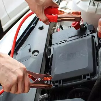 Кабель для запуска аккумулятора 1500A 4M Автомобильный аккумулятор Прочные кабели для запуска прикуривателя Кабели для запуска Положительный и отрицательный Firewire Кабель для запуска прикуривателя