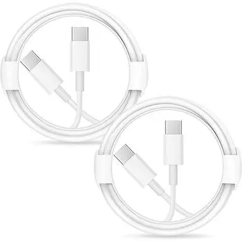 Кабель для зарядки iPhone15 2 м 2 шт. 100WPD кабель MFi комплект кабелей для зарядки быстрая зарядка высокоскоростная передача резервный код USB передача данных высокая прочность