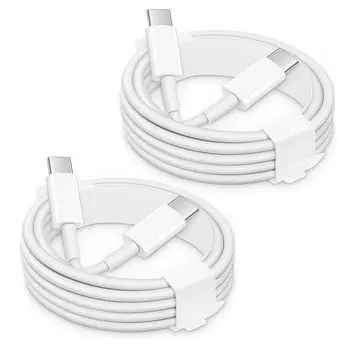 Кабель для зарядки iPhone15 2 м 2 шт. 100WPD кабель MFi набор кабелей для зарядки быстрая зарядка быстрая передача резервный зарядный шнур USB передача данных высокая