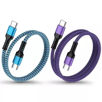 кабель для зарядки iPhone16 типа c 2 шт. [0,3 м + 0,9 м] короткий совместимый с PD 20 Вт быстрая зарядка передача данных usbc на кабель Haoano android кабель для зарядки