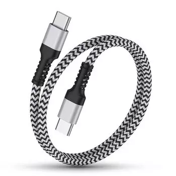 кабель для зарядки iPhone16e типа c, короткий, 30 см, совместимый с PD, 20 Вт, быстрая зарядка, передача данных, usbc-кабель Haoano 0,3 м, кабель для зарядки Android