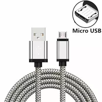 Кабель для зарядки Micro USB для Redmi 5 6 7A Samsung galaxy S7 A10 A6 Huawei Y5 Y7 2019, кабель длиной 2/3 метра, зарядное устройство для мобильного телефона 0.25m