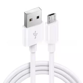 Кабель для зарядки Micro USB + кабель Power Bank 80 см - Белый 80CM, 2-cell charging белый