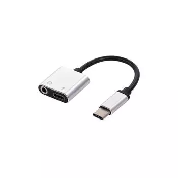 Кабель для зарядки наушников типа C с разъемом 3,5 мм, аудиокабель USB C, дополнительный аудиокабель чёрный