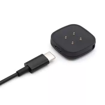 Кабель для зарядки смарт-часов Магнитное зарядное устройство Портативный зарядный шнур Comp чёрный