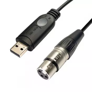 Кабель DSD TECH, совместимый с Freestyler QLC MagicQ и Pi Open Lighting SH-RS09B USB-DMX (3M)