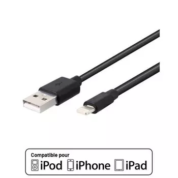 КАБЕЛЬ EDENWOOD LIGHTNING ЧЕРНЫЙ 2,5М MFI