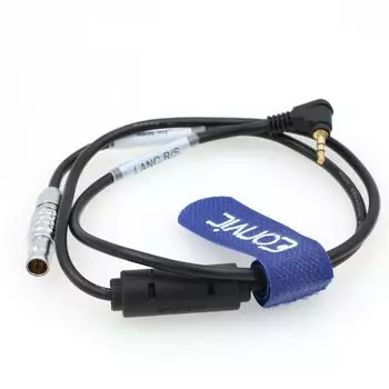 Кабель Eonvic 7-контактный Lanc для Sony fS9 fS5 fS7 Panasonic Eva1 Camera Blackmagic E2 F6 Nucleus-M Run/Stop - 2,5 мм Ursa, Z-Cam (7pin-Lanc 2.5мм)