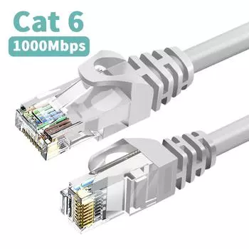 Кабель Ethernet Cat 6, сетевой шнур 1000 Мбит/с, сетевой шнур UTP 5 м для маршрутизатора ноутбука, кабель Ethernet RJ45 CAT6