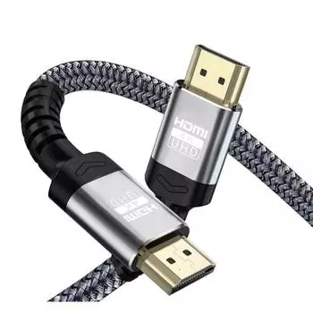 Кабель HDMI 3M 4K 60Hz 18Gbps High Speed ??HDMI-кабель 2.0 (стандарт) и 4K 2K 1080p/2160p HDR 3D HDCP2.2 Ethernet ARC (Канал возврата аудио), совместимый