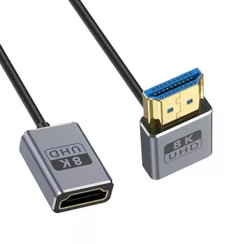 Кабель HDMI Duttek 8K HDMI Male to Female Удлинительный кабель HDMI Сверхвысокая скорость 48 Гбит/с Ультратонкий кабель HDMI Поддерживает Динамическую Совместимость с Xbox One