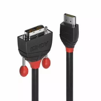 Кабель HDMI-DVI LINDY 36275 10 м Черный